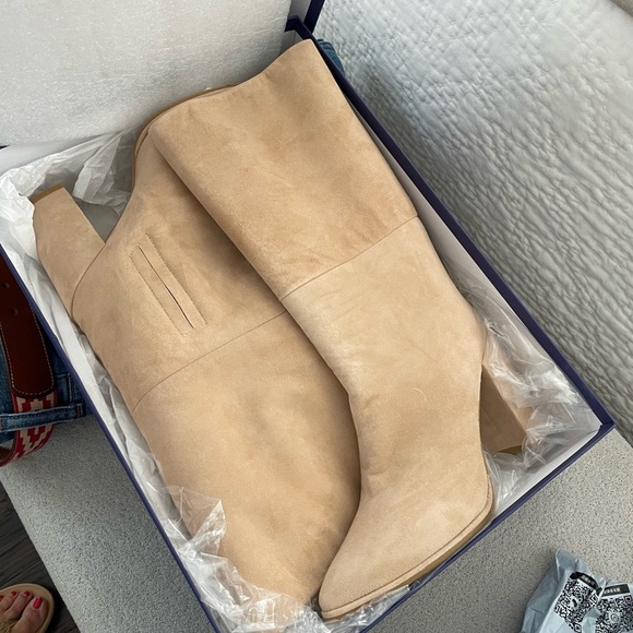 Stuart Weitzman Straighten suede boots. Worn once. Size 8 - women’s - Picture 3 of 6
